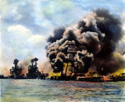 Wwii - Pearl Harbor, 1941 Photograph by Granger Wwii - Pearl Harbor, 1941 Photograph by Granger