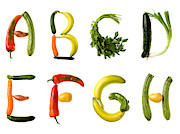 XXL Healthy Food Alphabet Photograph by Photovideostock