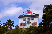 Yaquina Bay Lighthouse Newport Oregon Photograph by Mel Ashar