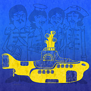 Yellow Submarine Digital Art by Andee Design