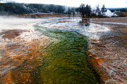 Yellowstone Green Rivulet Photograph by Lars Lentz