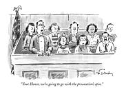 Your Honor, We're Going To Go Drawing by Mike Twohy
