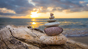 Zen Stones Photograph by Aged Pixel