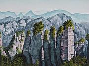 Zhangjiajie China Painting by Darice Machel McGuire