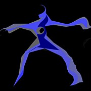 Blue Dancer II #1 Photograph by James Granberry