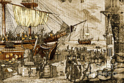 Boston Tea Party, 1773 #4 Photograph by Photo Researchers