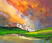 Sunset 25 Painting by Miki De Goodaboom