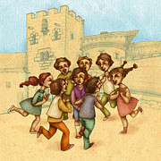 Traditional Game 1 #1 Painting by Autogiro Illustration