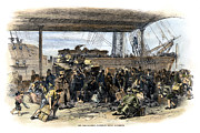 Irish Immigrants, 1850 #6 Drawing by Granger Irish Immigrants, 1850 #6 Drawing by Granger