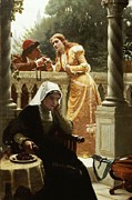 A Stolen Interview, 1888  Painting by Edmund Blair Leighton
