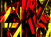 ABSTRACT Sine L 20 Digital Art by Russell Kightley