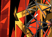 Abstract Tan 1 Digital Art by Russell Kightley