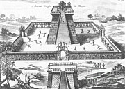 Aztec Temple At Tenochtitlan Photograph by Photo Researchers
