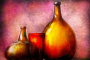 Bar - Bottles - A still life of bottles Photograph by Mike Savad