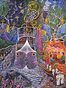 Barco Fantasma Painting by Pablo Amaringo