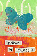 Believe in Yourself Mixed Media by Linda Woods