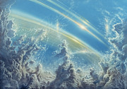 Beneath Saturn's Rings Painting by Don Dixon