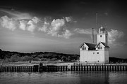Big Red Lighthouse in Holland Michigan Photograph by Randall Nyhof Big Red Lighthouse in Holland Michigan Photograph by Randall Nyhof