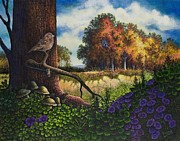 Bird in Paradise II Painting by Michael Frank