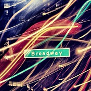 Broadway Lights - New York Photograph by Joel Lopez