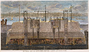 Brooklyn Bridge, 1870 Photograph by Granger