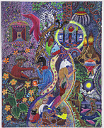 Chasnamancho Umanki Painting by Pablo Amaringo