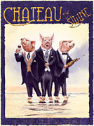 Chateau De Swine Painting by Stella Violano