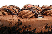 Chocolate Cake With A Cherry On Top 3 Photograph by Andee Design