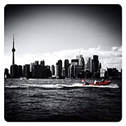 Cn Tower Series: A Touch Of Color Photograph by Natasha Marco