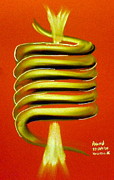 Coil of Transformation Painting by AHONU Aingeal Rose