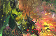 Date In The Wood Painting by Miki De Goodaboom