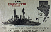 Erector Set Advertisement Photograph by GRANGER Historical Picture Archive