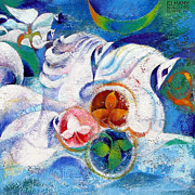 Family Painting by Elhamy Naguib
