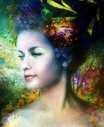 Flora Digital Art by Karen Howarth