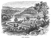 Fort Harmar, Ohio, 1790 Drawing by GRANGER Historical Picture Archive