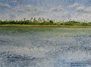 Fort Island Trail Park Painting by Larry Whitler