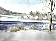 Frozen Painting by Clara Sue Beym
