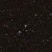 Galaxy Cluster Abell 3558, Infrared Photograph by 2MASS project NASA