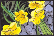 Garden Painting by Ana Tirolese