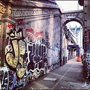 Graffiti Bridge Photograph by Randy Lemoine