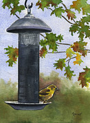 Guarding the Loot Painting by Marsha Elliott