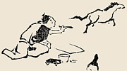 HOKUSAI: HORSE, c1814 Photograph by Granger