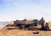 Hunley Submarine, 1863 Photograph by Granger Hunley Submarine, 1863 Photograph by Granger