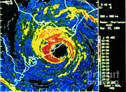 Hurricane Hugo, Digitized Radar Image Photograph by Science Source