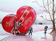 I Love You THIIIS Much Painting by Shana Rowe Jackson