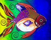 IL Pesce Volante 2  -- The Flying Fish 2 -- Painting by J Vincent Scarpace