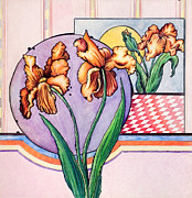 Iris Reflection Mixed Media by Danielle Scott