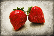 Just 2 Classic Berries Photograph by Andee Design