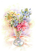 Les Fleurs de NanoO Painting by Miki De Goodaboom