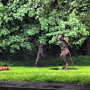 #loughborough #galaxys2 # Sculptor Photograph by Ian Bent 